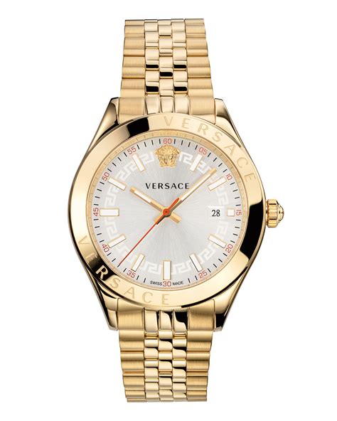 versace men's watch silver and gold|men versace watches on sale.